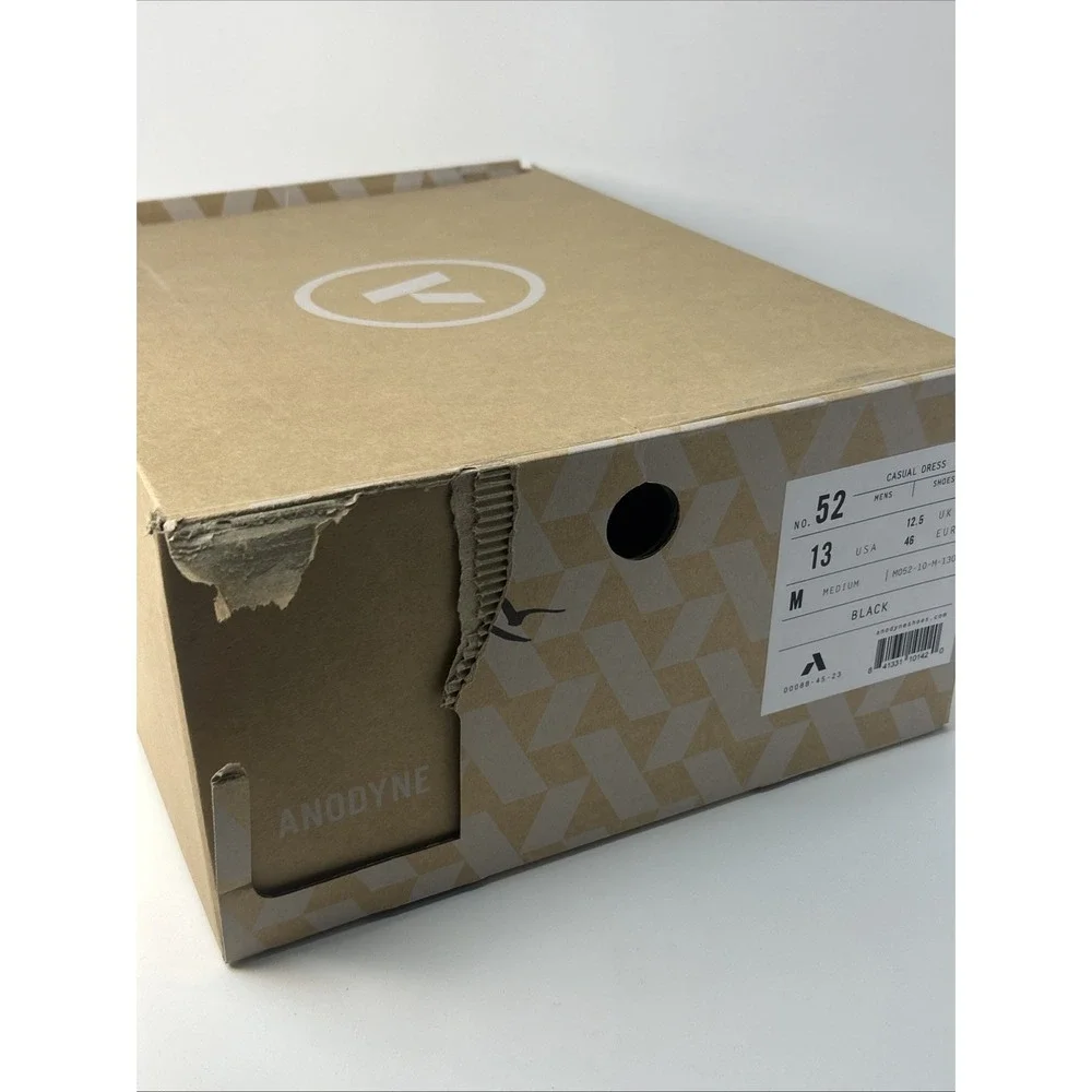 NIB Anodyne Men's No. 52 Casual Dress Shoes No. 52 Size 13 M Diabetic Orthopedic
